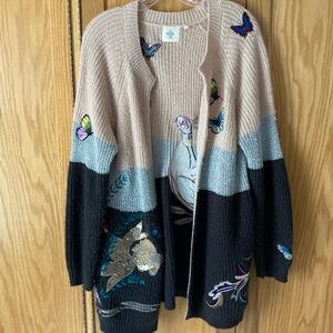 One of a kind Anthropologie Cardigan Sweater Size M